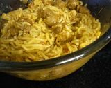 A picture of step 1 of Soya chunks maggi noodles.