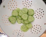 A picture of step 2 of Perfect Cucumber Sandwiches.