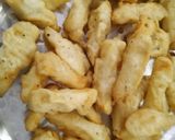 A picture of step 4 of Honey chilli potato.