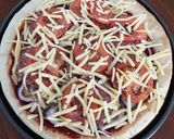 A picture of step 2 of My Delicious Homemade Pizza Pepperoni 😋🧀🍕.