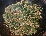 A picture of step 4 of Siru Keerai/ Greens Poriyal.