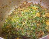 A picture of step 4 of Keema ghobi.