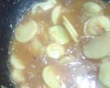 A picture of step 2 of Achari alu.
