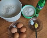 Foto langkah ke 1 dari resep Bolu kukus mekar lembut anti gagal.