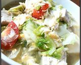 Foto langkah ke 7 dari resep Sup Sawi Putih Tahu Telur.