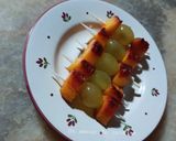 Une image de l'étape 4 de Brochettes apéro 🍡 pêches 🍑 raisins 🍇.