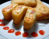 Foto langkah ke 8 dari resep Risol Sosis Mayonnaise.