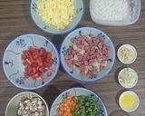 Foto langkah ke 1 dari resep Nasi sosis sayur kukus sehat (bekal sekolah buat ahboys).