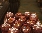 A picture of step 4 of Chocolate cup cakes.