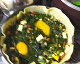 Foto del paso 5 de la receta: Tarta / Torta de espinaca y calabacín