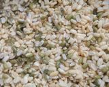 A picture of step 1 of Moong Dal Chilla.