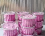 Foto langkah ke 6 dari resep Homemade Dragon Fruit Ice Cream.