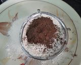 A picture of step 1 of Chocolate Bubbly Waffle.