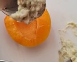 Foto del paso 2 de la receta: Damascos rellenos con queso azul y nueces