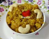 A picture of step 17 of Moong Dal Halwa.