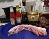 A picture of step 1 of Pork Belly In Whisky Sauce.