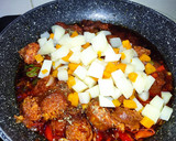 Foto del paso 7 de la receta: Macarrón con chorizo ahumado, papa y zanahoria