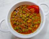 Hare chhole subji recipe step 3 photo