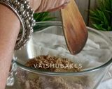 A picture of step 3 of Multigrain Laddus with Rolled Oats & Sattu.