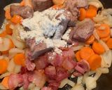 A picture of step 5 of Boeuf Bourguignon.