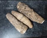 A picture of step 2 of Ratalu Puri (Purple Yam Puri).