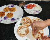 A picture of step 9 of Aloo tikki burger.