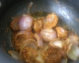 A picture of step 4 of Prawns bhaji.