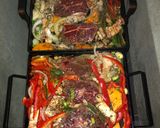 Foto del paso 3 de la receta: Bifes a la criolla en Plancheta