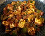 A picture of step 6 of Tawa Paneer.