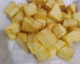 Foto del paso 4 de la receta: 🥔Papas en cubitos con Guiso de acelga vegetariano🥬