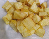 Foto del paso 4 de la receta: 🥔Papas en cubitos con Guiso de acelga vegetariano🥬