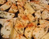 A picture of step 2 of Seasoned Wedges.