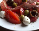 Foto del paso 4 de la receta: Ensalada de tomate y mojama