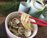 Foto del paso 10 de la receta: Noodles de arroz con portobello y almejas