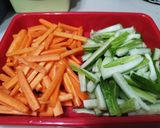 Foto langkah ke 1 dari resep Acar Kuning Timun Wortel.