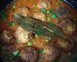 A picture of step 5 of Gobhi kofta curry.