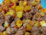 Sambal goreng kentang dan hati sapi