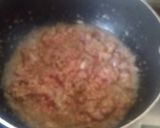 A picture of step 2 of Tauraii keema.