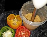 Foto del paso 3 de la receta Coliflor con bechamel a los tres pimientos