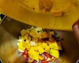 A picture of step 2 of Mango salsa.