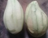 Hình bước làm 1 của món Xoài xanh ướp đường