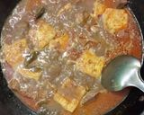 Foto langkah ke 4 dari resep Gulai Daging Nangka & Tahu.