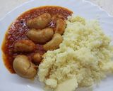 Pulykahere pörkölt, kuszkuszal recept fázis 5 fotója