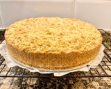 Foto del paso 12 de la receta: Pastel con crema y manzanas asadas “sin gluten” (Cake with cream and roasted apples “gluten-free”)