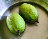 A picture of step 1 of Mango pickle.