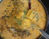 A picture of step 6 of Paneer green peas masala curry.