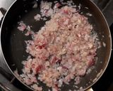 A picture of step 2 of Aloo chop.