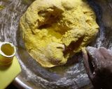 A picture of step 4 of Pumpkin Chapatis.