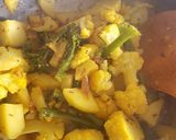 A picture of step 4 of Stir fry mix veg Cauliflower.