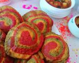 कलरफुल पूरी colourful Puri रेसिपी चरण 8 फोटो